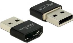 Adapter USB Delock USB - HDMI Czarny  (65680)