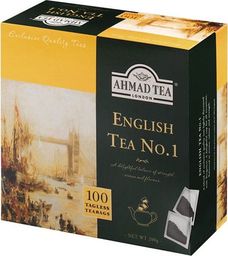  Ahmad Tea London English Tea No1 Herbata ekspresowa 100 torebek bez zawieszki