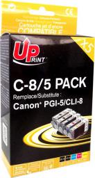 Tusz UPrint Tusz C-8/5 PACK / CLI8 2x Black, 1x Cyan, 1x Magentam 1x Yellow