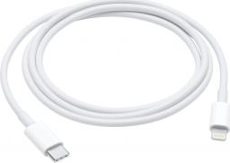 Kabel USB Apple USB-C - Lightning 1 m Biały (MM0A3ZM/A)