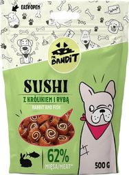 Mr Bandit Mr Bandit SUSHI Królik z rybą 500g - naturalny przysmak dla psa