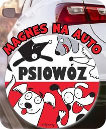 HENRY Magnes na auto PSIOWÓZ