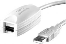 Kabel USB Secomp USB-A - 5 m Biały (12.99.1100)