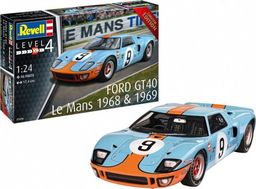  Revell Model plastikowy Samochód 1/24 Ford GT 40 Le Mans 1968