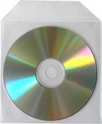  Koperta na 1 szt. CD, polipropylen, przezroczysta, z lepiącą klapką