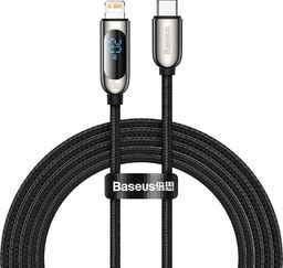 Kabel USB Baseus USB-C - Lightning 2 m Czarny (BSU2887BLK)