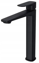 Bateria umywalkowa Cersanit S951-391 BATERIA UM SZTORC WYS LARGA 1 UCHW CZARNA // BC.S951-391