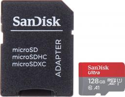 Karta SanDisk Ultra MicroSDXC 128 GB Class 10 UHS-I/U1 A1  (SD-MICRO-10/128-SAND)