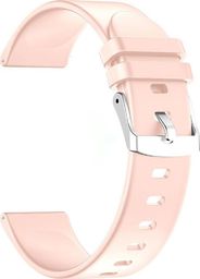 Kemer Pasek silikonowy do Smartwatcha 22 mm RÓŻOWY RNCE40 SW010 KW19 PS1D