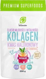 Intenson Intenson Kolagen + Witamina C + Kwas Hialuronowy suplement diety efekt odmładzający 250g