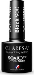  Claresa Soak Off UV/LED Color lakier hybrydowy 900 Black 5ml