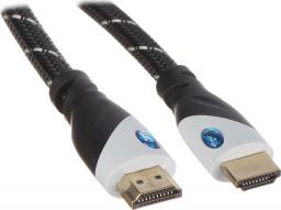 Kabel HDMI - HDMI 20m srebrny (HDMI-20-PP)