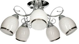 Lampa sufitowa STRUHM Lampa sufitowa plafon CARIATI-5 chrome E27 5x60W Vitalux