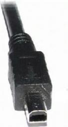 Kabel USB Logo USB-A - miniUSB 2 m Czarny (17077)