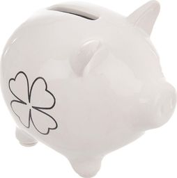 Orion Skarbonka ceramiczna świnka koniczyna 10 cm