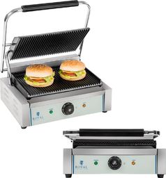 Grill elektryczny Royal Catering 1245 GRILL KONTAKTOWY ROYAL CATERING RCKG-2200-G 1245