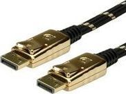 Kabel Roline DisplayPort - DisplayPort 3m złoty