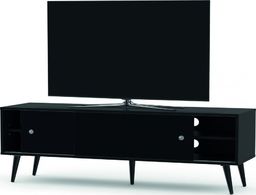 Sonorous Drewniana szafka rtv SONOROUS RETRO RTRA-180-BLK-BLK szerokość 180 cm