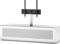 Sonorous Stolik RTV z uchwytem ST261I-WHT-WHT-BW