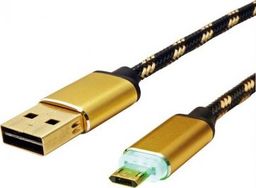 Kabel USB Roline USB-A - 1 m Żółty (11.02.8319)