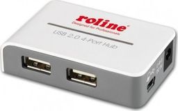 HUB USB Roline 4-porty 4x USB-A 2.0