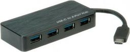 HUB USB Roline 4-porty 4x USB-A 3.0