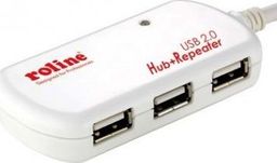 HUB USB Roline 4-porty 4x USB-A 2.0