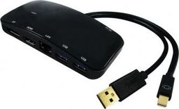 HUB USB Value USB 1x RJ-45  + 2x USB-A 2.0