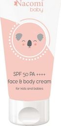 Nacomi Nacomi Baby Face & Body Cream SPF50++++ fotostabilny krem do twarzy i ciała dla dzieci 50ml