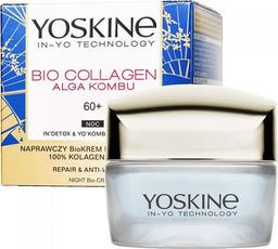  Yoskine Yoskine Bio Collagen Alga Kombu 60+ naprawczy bio-krem na zmarszczki na noc 50ml