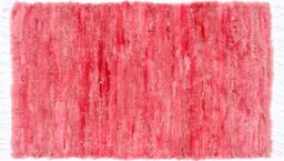  Vanuba Tkany dywan z owczej skóry Różowy 60 x 100