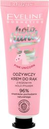  Eveline Cosmetics Holo Hand Unicorn odżywczy krem do rąk z różowym holo-pyłkiem 50ml