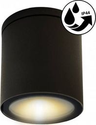  Kobi Light LAMPA Sufitowa ZEWNĘTRZNA Q18R Plafon LED Ogrodowa IP44 - Czarna