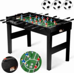  Neo-Sport Stół do gry w piłkarzyki, czarny 118x61x79 cm (NS-805)