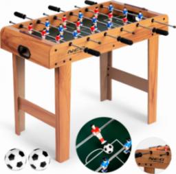  Neo-Sport Stół do gry w piłkarzyki, drewniany 70x37x62 cm (NS-802)