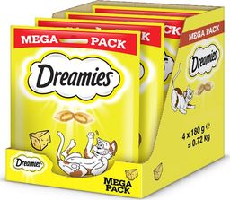 Dreamies DREAMIES Mega Pack 4x180g - przysmak dla kota z pysznym serem