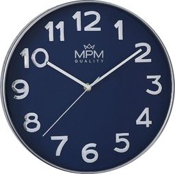  RHYTHM Niebieski zegar ścienny MPM E01.3905.3232 30 cm