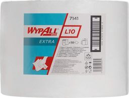 WYPALL 7141 - WYPALL L10 Extra, Czyściwo w bardzo dużej roli, białe, 1 warstwa - 1500 odcinków