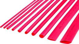  Cabletech Rurka termokurczliwa 3mm x 1m czerwona (LEC-NAR0255.1)
