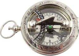  Upominkarnia Srebrzysty zegar słoneczy z kompasem NC1028