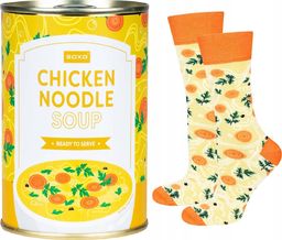  Soxo Skarpetki męskie kolorowe SOXO GOOD STUFF chicken soup w puszce bawełniane zabawne 40-45
