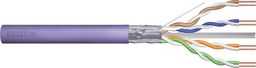  Digitus Kabel teleinformatyczny instalacyjny DIGITUS kat.6, F/UTP, Dca, drut, AWG 23/1, LSOH, 305m, fioletowy, szpula