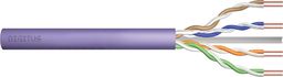  Digitus Kabel teleinformatyczny instalacyjny DIGITUS kat.6, U/UTP, Dca, drut, AWG 23/1, LSOH, 100m, fioletowy, ofoliowany