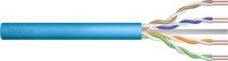 Digitus Kabel teleinformatyczny instalacyjny DIGITUS kat.6A, U/UTP, Dca, AWG 23/1, LSOH, 100m, niebieski, ofoliowany