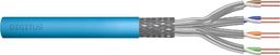  Digitus Kabel teleinformatyczny instalacyjny DIGITUS kat.6A, S/FTP, Eca, drut, AWG 23/1, LSOH, 100m, niebieski, ofoliowany