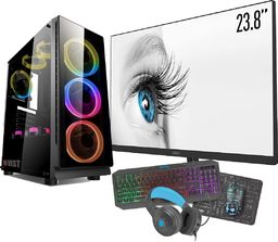 Komputer Vist RGB VR6, Ryzen 3 1200, 32 GB, GTX 1650, 512 GB M.2 PCIe Windows 10 Pro 
