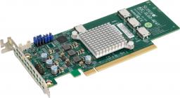 Kontroler SuperMicro PCIe 3.0 x16 - 4x OCuLink (AOC-SLG3-4E4T)