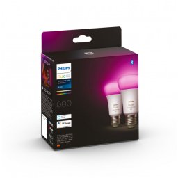 Philips Hue Żarówka E27 6.5W RGBW BT 2-pak