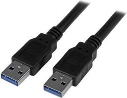 Kabel USB StarTech USB-A - 3 m Czarny (USB3SAA3MBK)