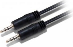 Kabel Equip Jack 3.5mm - Jack 3.5mm 2.5m czarny (14708107)